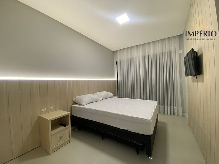 007 - Apartamento a 50m da praia Finamente Mobiliado