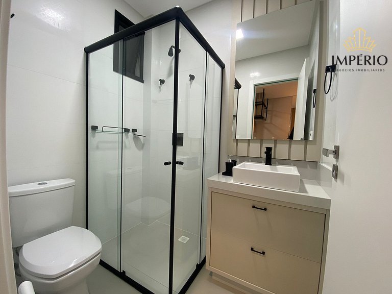 007 - Apartamento a 50m da praia Finamente Mobiliado