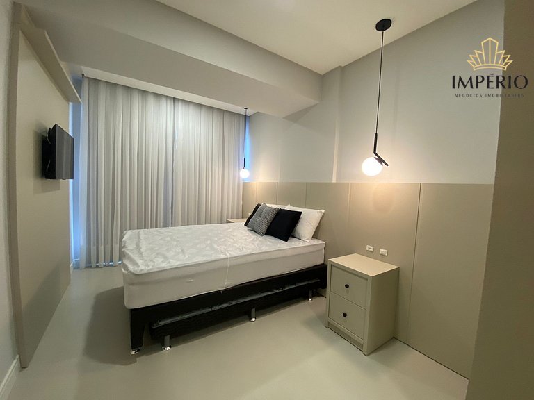 007 - Apartamento a 50m da praia Finamente Mobiliado