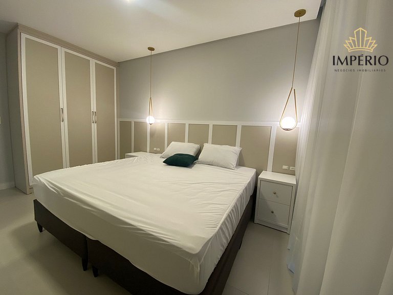 007 - Apartamento a 50m da praia Finamente Mobiliado