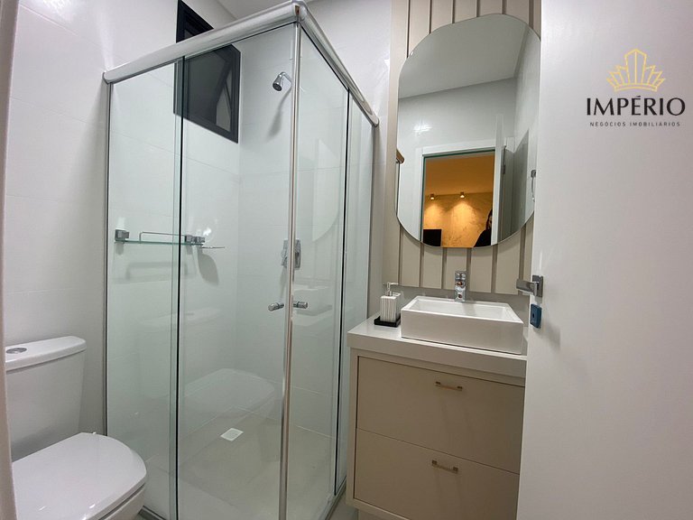 007 - Apartamento a 50m da praia Finamente Mobiliado