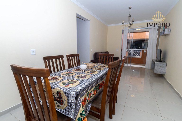 050 - Apartamento 2 dorm para 6 pessoas em Bombas