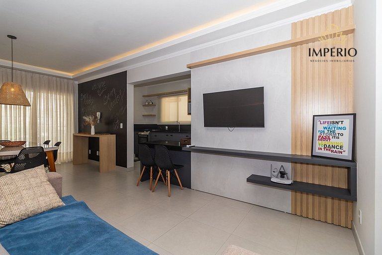 002F - Lindo Apartamento de 3 dormi na praia de Bombas