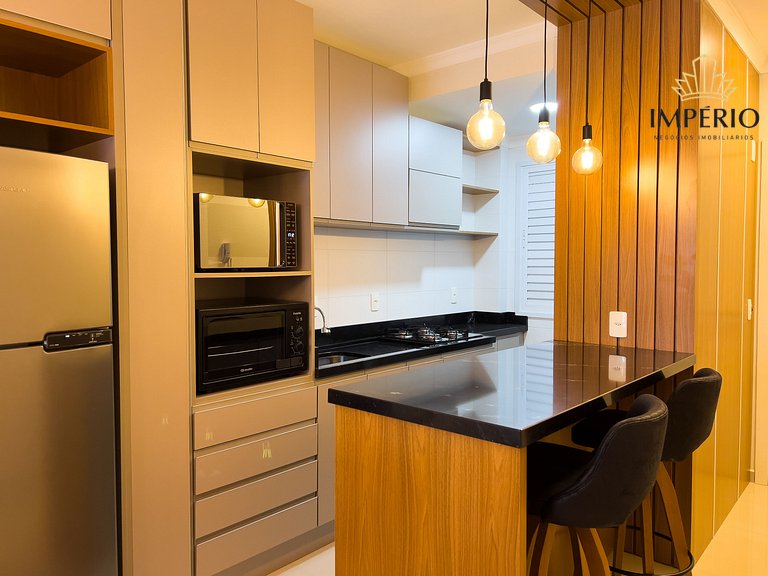 518 - Apartamento com 3 quartos em Bombas