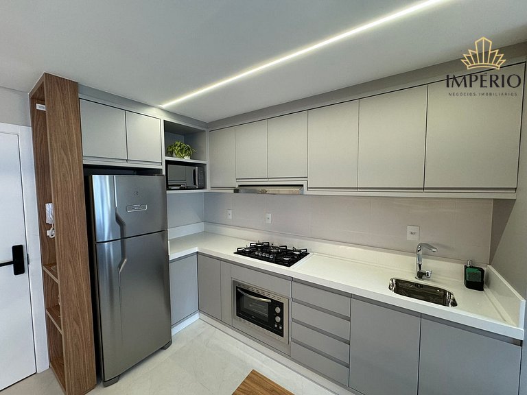 002D - Lindo apartamento na praia de Bombas