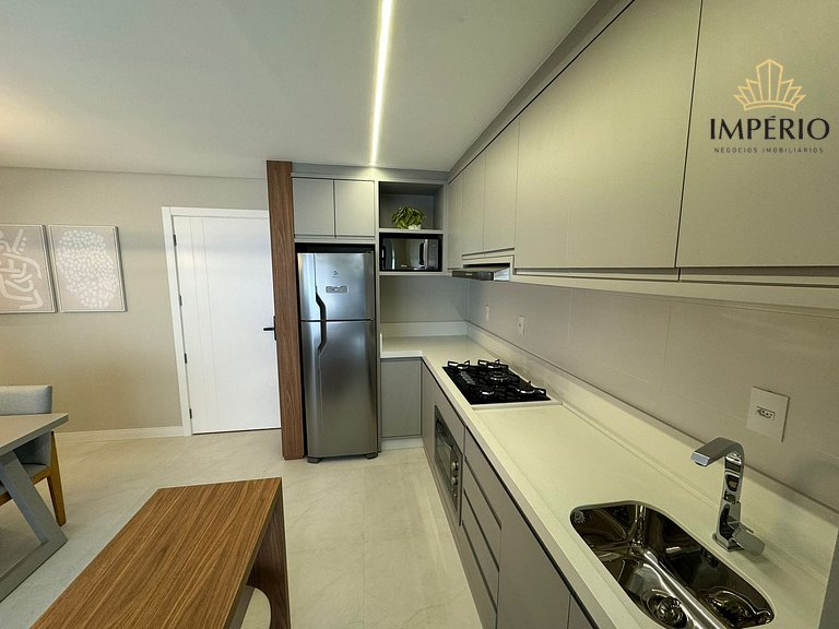 002D - Lindo apartamento na praia de Bombas