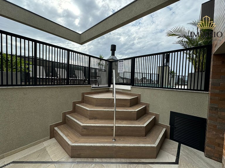 002D - Lindo apartamento na praia de Bombas