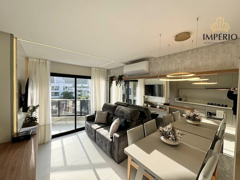 002D - Lindo apartamento na praia de Bombas