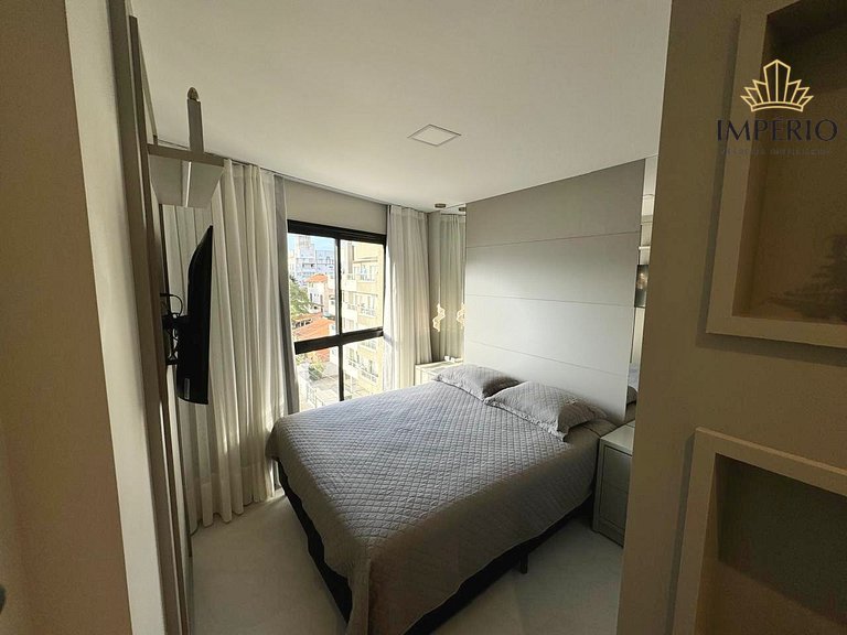 002D - Lindo apartamento na praia de Bombas