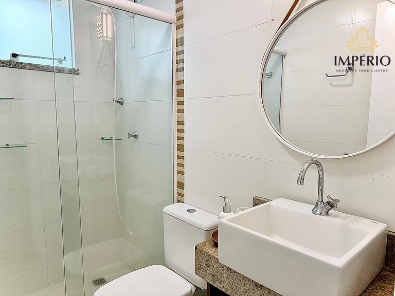 762B - Lindo Apartamento 3 dormitórios na praia de Bombas