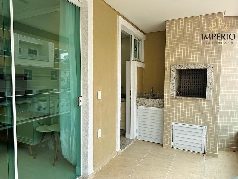 762B - Lindo Apartamento 3 dormitórios na praia de Bombas