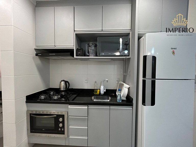 177 - Apartamento aconchegante localizado na praia de Bombas