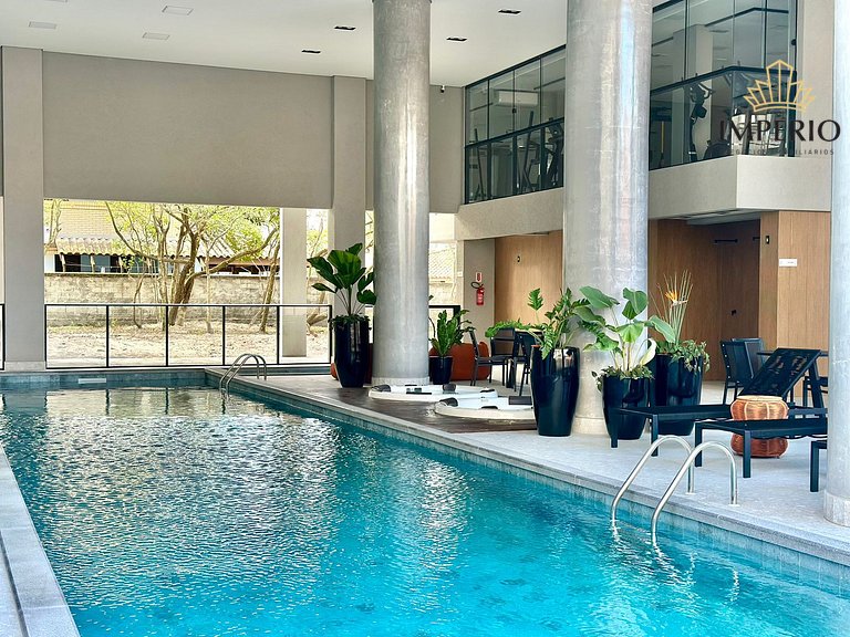 007 - Apartamento a 50m da praia Finamente Mobiliado
