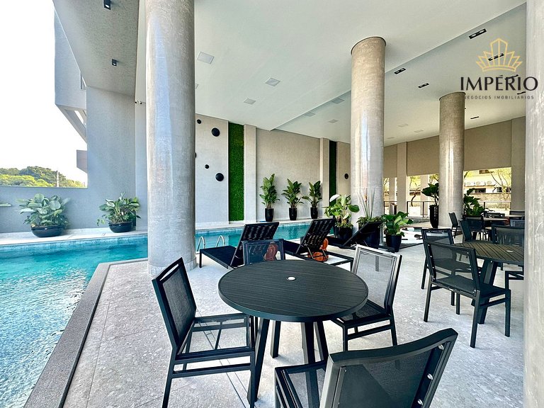 007 - Apartamento a 50m da praia Finamente Mobiliado