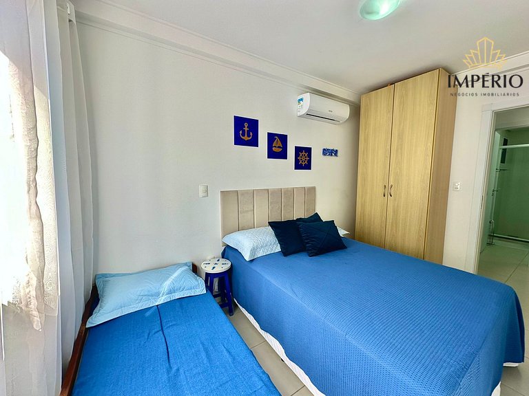 539 - Apartamento 2 dormitórios na praia de Bombas