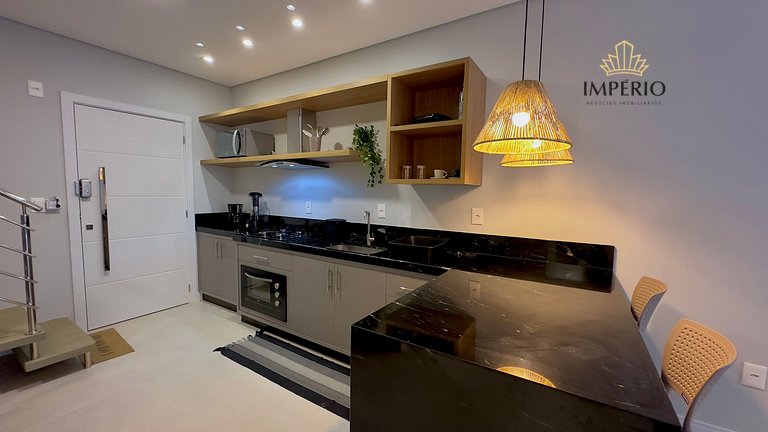 223N - Lindo apto a 70m da Praia de canto grande