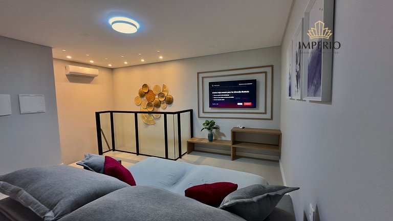 223N - Lindo apto a 70m da Praia de canto grande