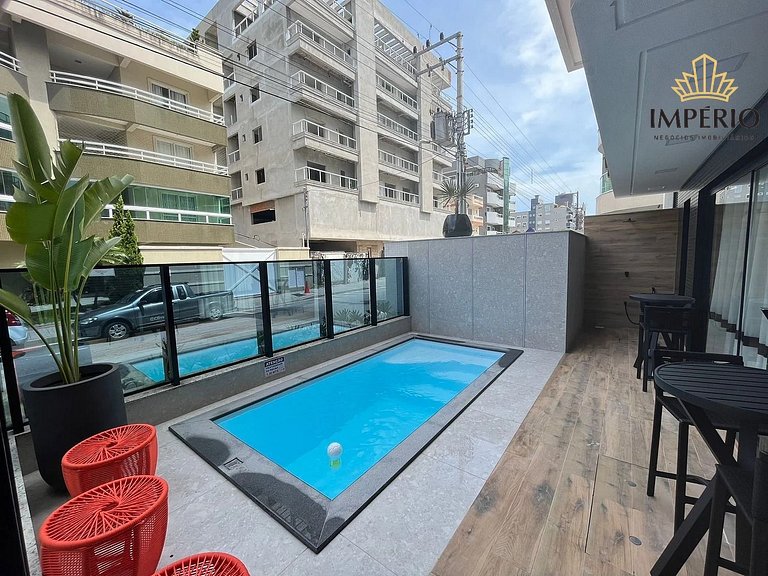 744 - 2 quartos a 100m da Praia de Bombas