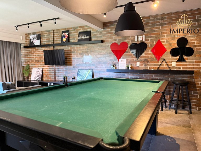 115E - Luxuoso 2 quartos em condomínio fechado em Bombas