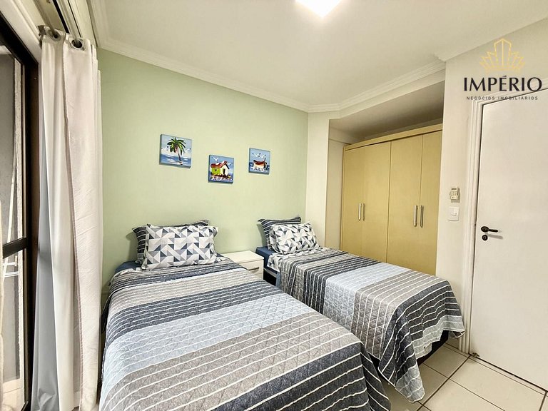 745 - Excelente Apto 2 Quartos na Praia de Bombas