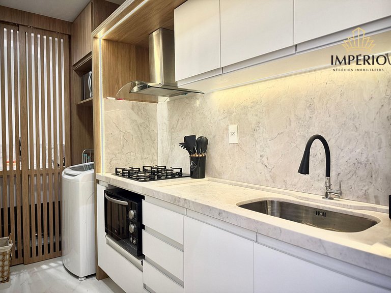 761 - Lindo Garden a 300m da praia