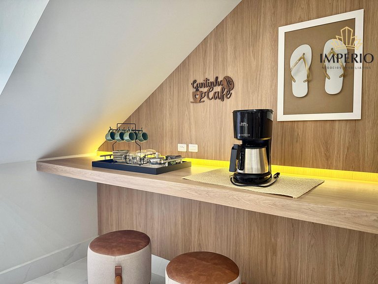 761 - Lindo Garden a 300m da praia