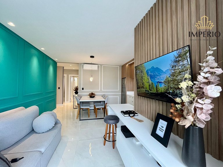 115G - Lindo apto a 200m da praia