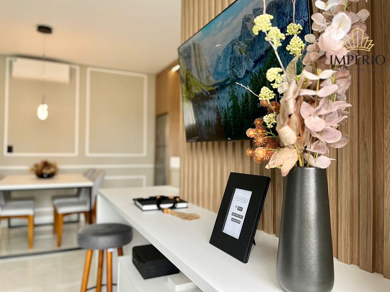 115G - Lindo apto a 200m da praia