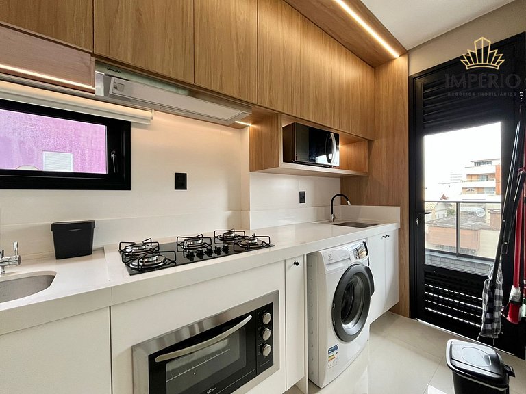 115G - Lindo apto a 200m da praia