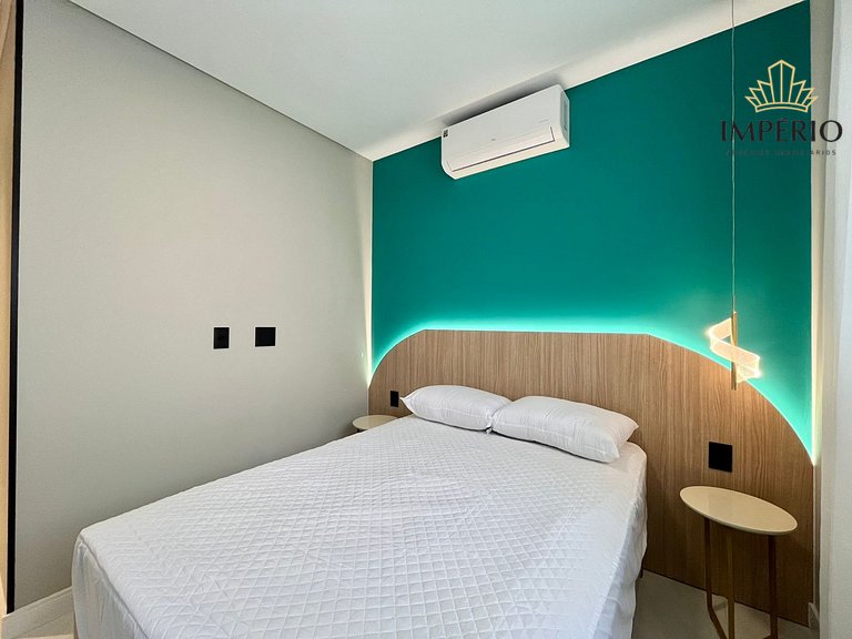 115G - Lindo apto a 200m da praia