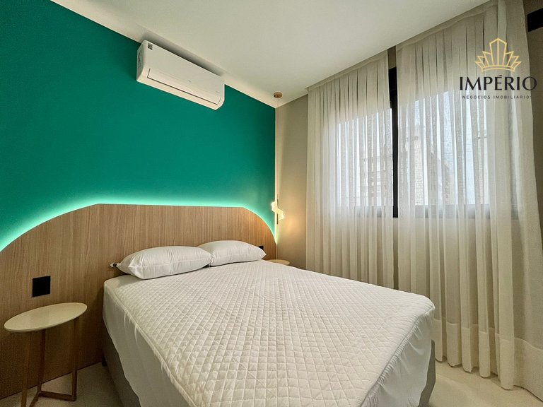 115G - Lindo apto a 200m da praia