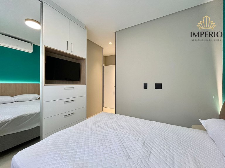 115G - Lindo apto a 200m da praia