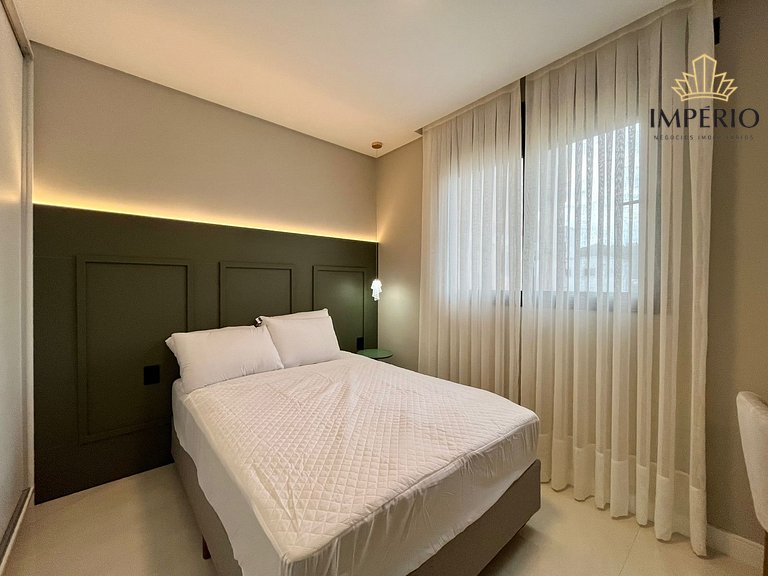 115G - Lindo apto a 200m da praia