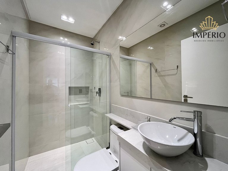 115G - Lindo apto a 200m da praia