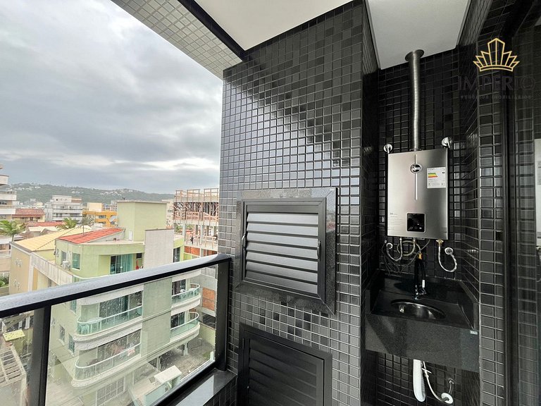 115G - Lindo apto a 200m da praia