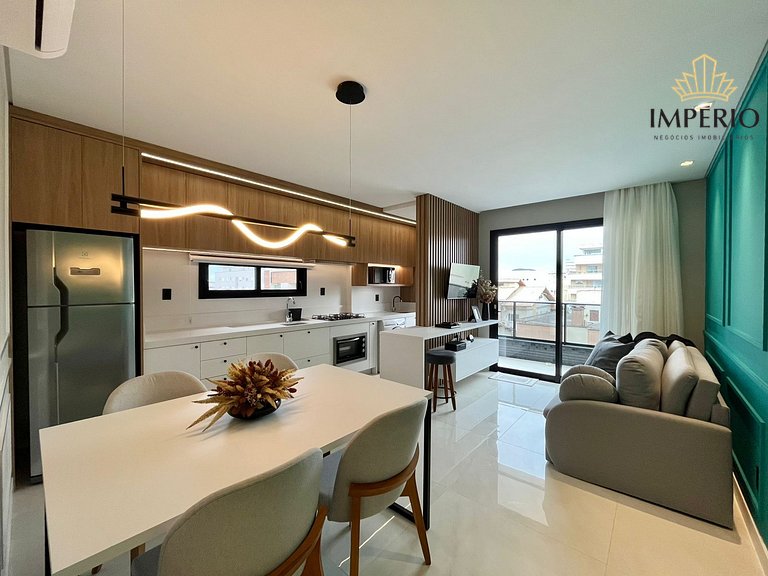 115G - Lindo apto a 200m da praia