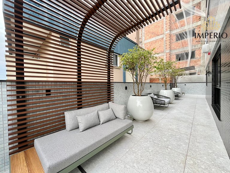 115G - Lindo apto a 200m da praia