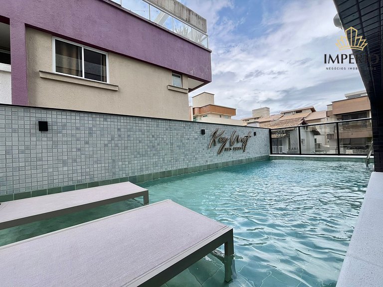 115G - Lindo apto a 200m da praia