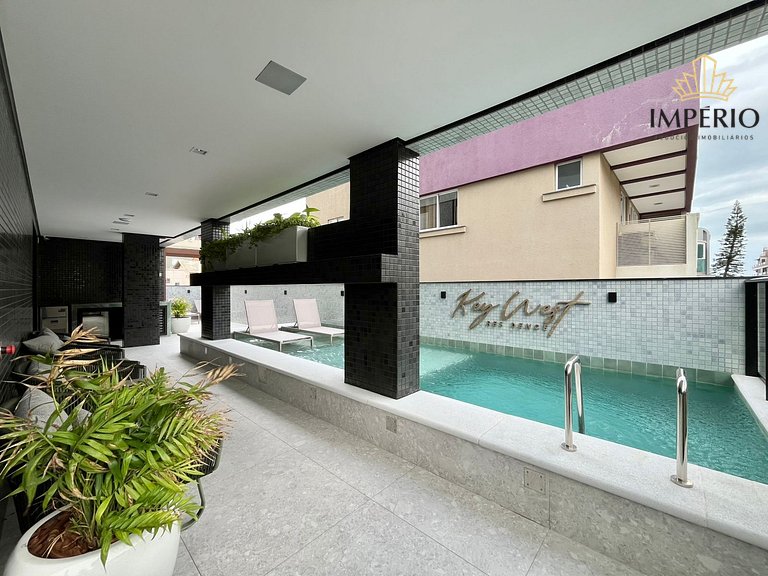 115G - Lindo apto a 200m da praia