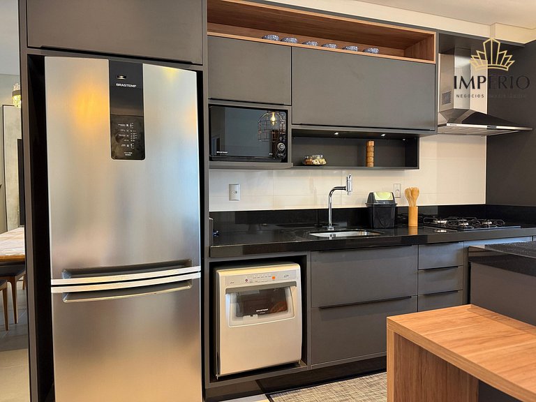 764 - Apto á 30 metros da Praia de Canto Grande